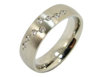 Modell Josephine - 1 Ring aus Edelstahl