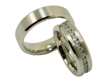 Modell Patrick - 2 Ringe aus Edelstahl