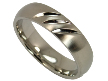 Modell Anna - 1 Partnerring aus Edelstahl