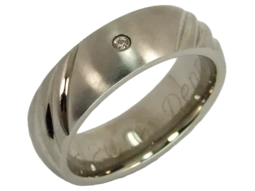 Model Anna - 1 wedding ring made of stainless steel