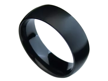 Model Lucretia - 1 black ring stainless steel