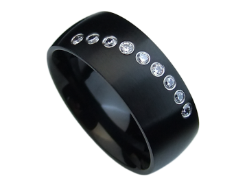 Modell Lucretia - 1 Ring aus Edelstahl