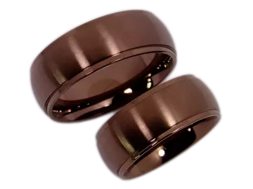 Modell Felicity - 2 Ringe aus Edelstahl