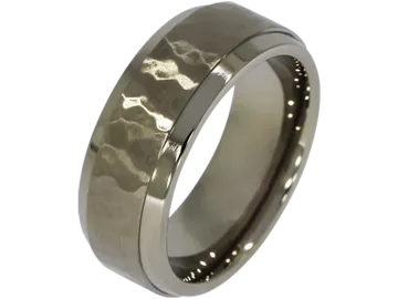 Model Olivier - single titanium ring