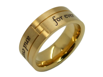 Modell Evelina - 1 Ring aus Edelstahl