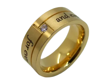 Modell Evelina - 1 Ring aus Edelstahl