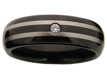 Modell Lois/Anton - 1 Ring aus Wolfram 6mm