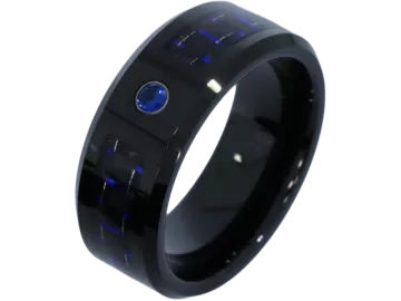Model Athena - wedding rings made of tungsten