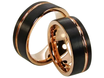 Model Grace - ring pair made of tungsten