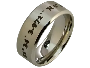 Model Dante - 1 coordinate ring stainless steel