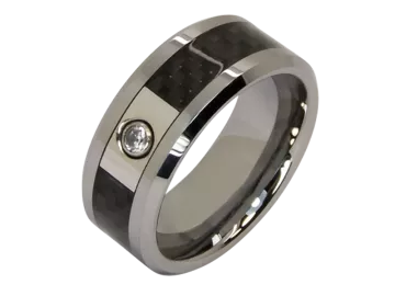 Model Leander - 1 tungsten ring