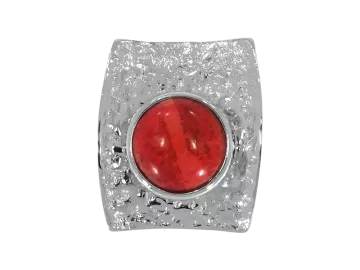 Pendant Red Fire 925 silver