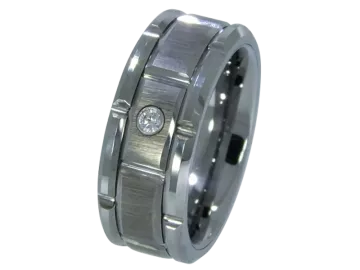 Model Lilou - 1 tungsten ring