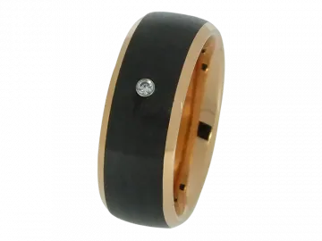 Modell Valentino - 2 Eheringe aus Wolfram