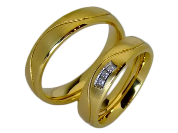 Modell Elizabeth - 2 Ringe aus Edelstahl