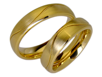 Modell Elizabeth - 2 Ringe aus Edelstahl