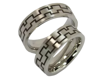 Modell Thor - 2 Ringe aus Edelstahl