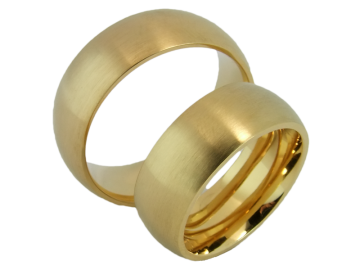 Modell Mia - 2 Ringe aus Edelstahl