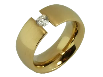 Model Mia - 2 rings stainless steel