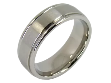 Model Romy - 2 rings made of stainless steel