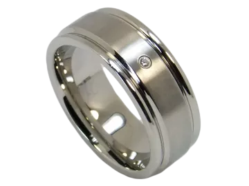 Model Romy - 2 rings made of stainless steel