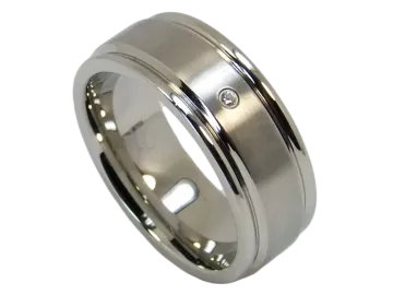 Model Romy - single ring made of stainless steel
