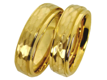 Modell Lancelot - 2 Ringe aus Edelstahl