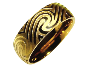 Modell Derek - 1 Ring aus Edelstahl