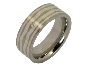 Model Helen - 1 ring stainless steel&silver