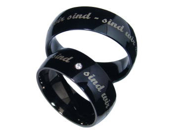 Modell Victoria - 2 Ringe aus Edelstahl