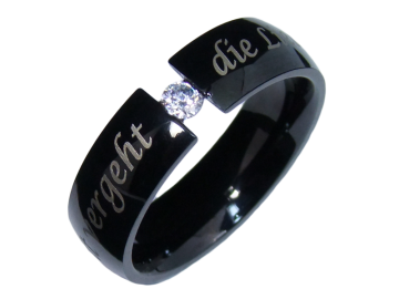 Modell Theresa - 1 Ring aus Edelstahl