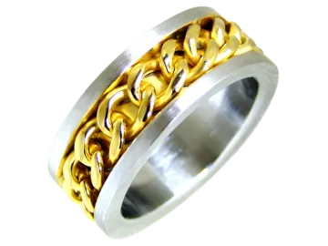 Modell Michael - 1 Ring aus Edelstahl