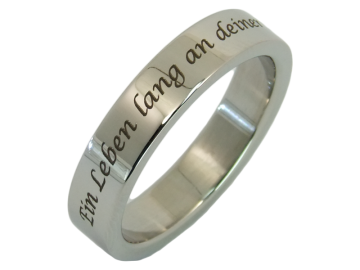 Modell Nicky -  1 Ring aus Edelstahl