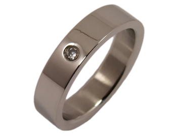 Modell Nick -  1 Ring aus Edelstahl