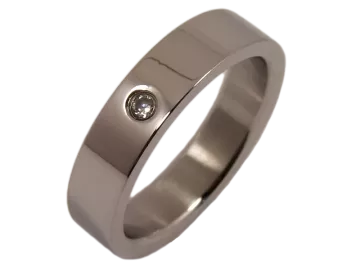 Modell Nick -  1 Ring aus Edelstahl