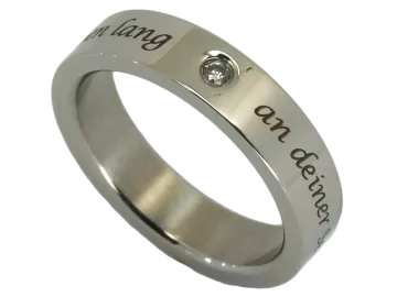 Modell Nicky -  1 Ring aus Edelstahl