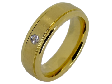 Modell Britney - 1 Ring aus Edelstahl