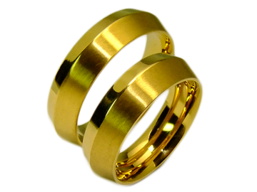 Modell Jane - 2 Ringe aus Edelstahl