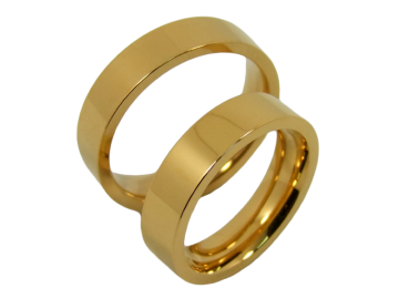 Modell Bill - 2 Ringe aus Edelstahl