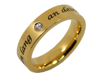 Modell Vanessa - 1 Ring aus Edelstahl