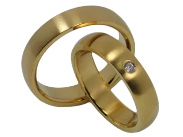 Modell Sophia - 2 Ringe aus Edelstahl