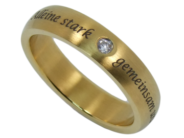 Modell William - 1 Ring aus Edelstahl