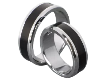 Model Bonnie - 2 rings stainless steel