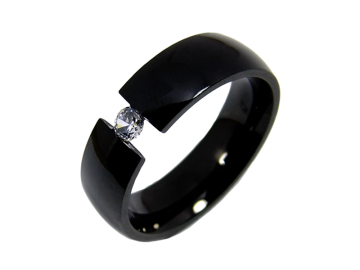 Modell Damon - 1 Ring aus Edelstahl