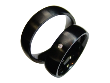 Modell Elena - 2 Ringe aus Edelstahl
