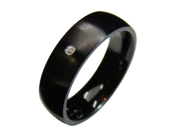 Modell Elena - 1 Ring aus Edelstahl