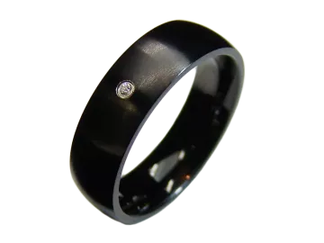 Model Elena - 1 black ring stainless steel