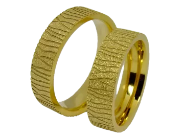 Modell Isabelle - 2 Ringe aus Edelstahl