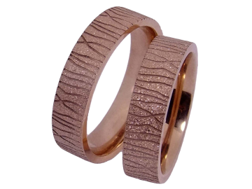 Modell Heidi - 2 Ringe aus Edelstahl