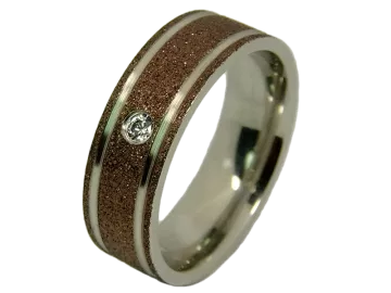 Modell Freya - 1 Ring aus Edelstahl